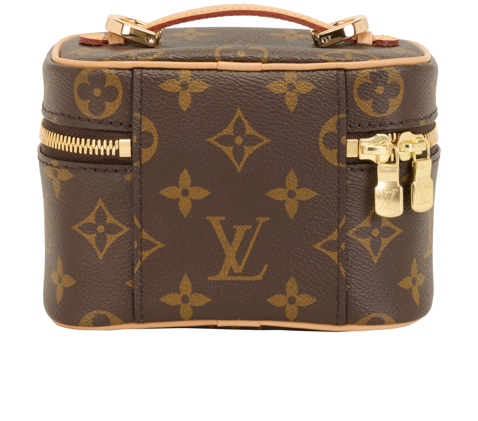 Nano Nice Vanity Case, &pound;550, Handbags, Brown, Canvas, Back view